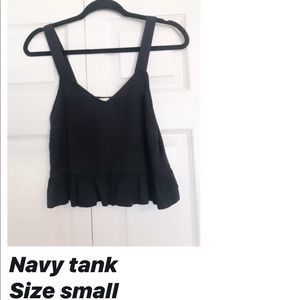 Navy tank top